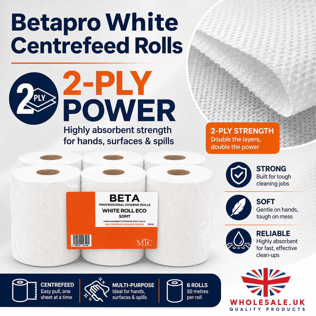 Betapro White Roll Eco 50m rolls