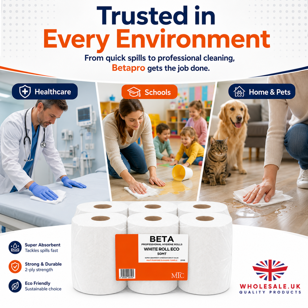 Betapro White Roll Eco 50m pack