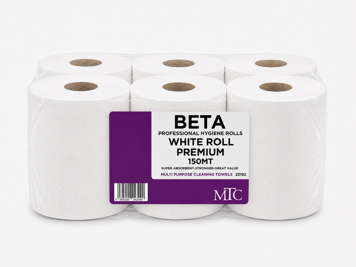 Betapro White Roll Premium 150m, case of 6