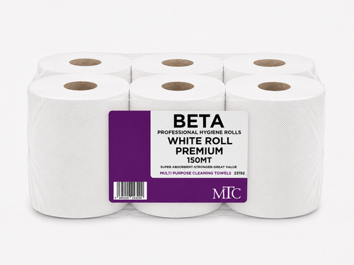 Betapro White Roll Premium 150m, case of 6