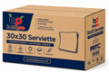 Betapro Eco Serviettes 30x30cm Paper Napkins – 10 Twin Packs of 350